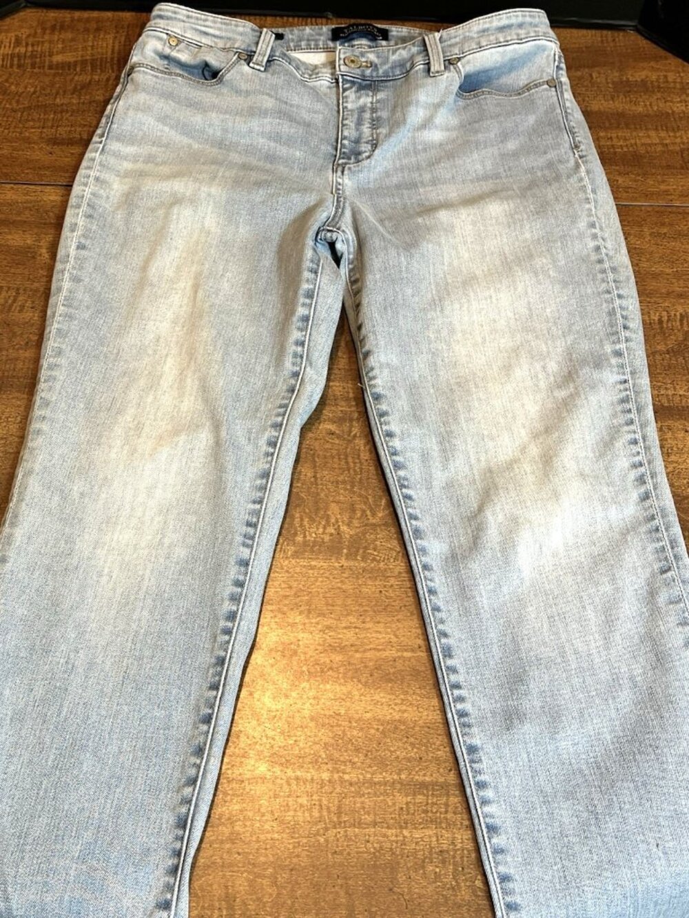Talbots Slim Ankle Flawless Five Pocket Jeans Women's 10 Light Blue Wash